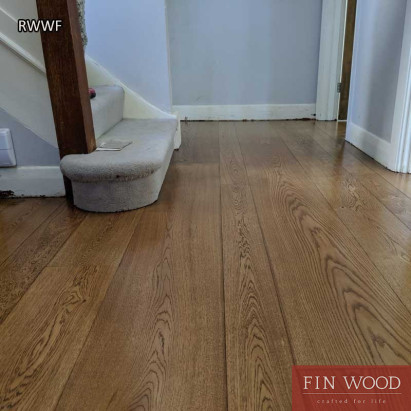 Random width wood flooring by Fin Wood #CraftedForLife