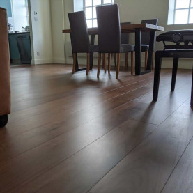 Engineered Walnut Flooring - London - by Fin Wood ltd. #CraftedForLife