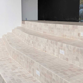 End grain - Square end grain flooring fitting premier by Fin Wood Ltd. London #CraftedForLife #CraftedForLife