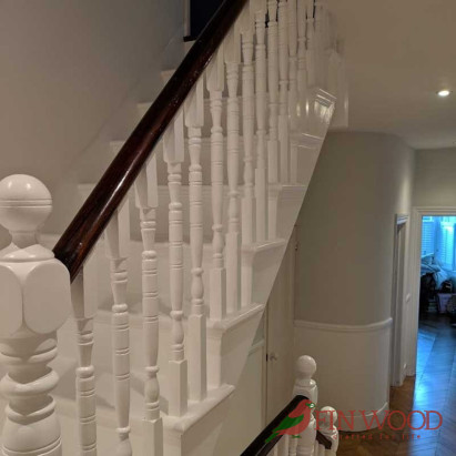 Victorian staircase restoration by Fin Wood Ltd #CraftedForLife #CraftedForLife