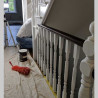 Victorian staircase restoration by Fin Wood Ltd #CraftedForLife #CraftedForLife