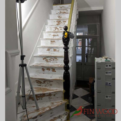 Victorian staircase restoration by Fin Wood Ltd #CraftedForLife #CraftedForLife