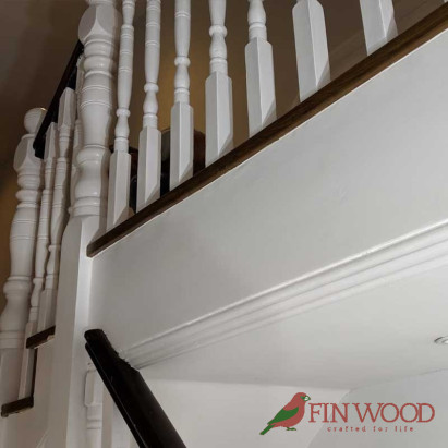 Victorian staircase restoration by Fin Wood Ltd #CraftedForLife #CraftedForLife