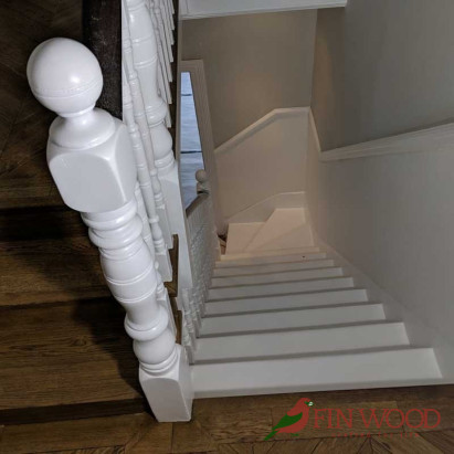 Victorian staircase restoration by Fin Wood Ltd #CraftedForLife #CraftedForLife