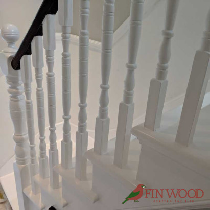 Victorian staircase restoration by Fin Wood Ltd #CraftedForLife #CraftedForLife
