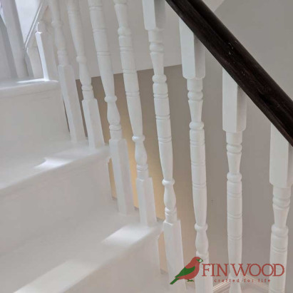 Victorian staircase restoration by Fin Wood Ltd #CraftedForLife #CraftedForLife