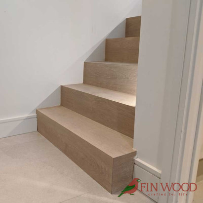 Stair Cladding - Modern look in London by Fin Wood #craftedForLife #CraftedForLife Stair Cladding - Modern look in London by Fin Wood #craftedForLife #CraftedForLife