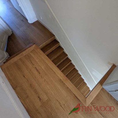 Stair Cladding - Classic look in London by Fin Wood #CraftedForLife #CraftedForLife Stair Cladding - Classic look in London by Fin Wood #CraftedForLife #CraftedForLife