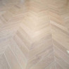Oak Chevron Natural Lacquered Silver White 15x90x450mm #CraftedForLife #CraftedForLife