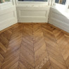 Chevron flooring London by Fin Wood Ltd #CraftedForLife #CraftedForLife