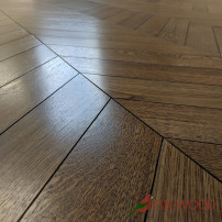 Oak Chevron Millrun Unsealed Natural 15.5x90x450mm #CraftedForLife #CraftedForLife