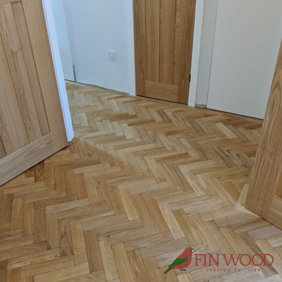 Oak Herringbone Aged Oiled Natural 15x70x280mm #CraftedForLife #CraftedForLife