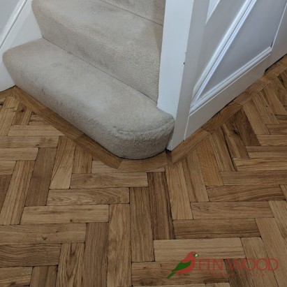 Oak Herringbone Aged Oiled Natural 15x70x280mm #CraftedForLife #CraftedForLife