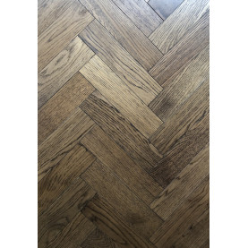 Oak Herringbone Premier Oiled Ebony 15x70x280mm #CraftedForLife