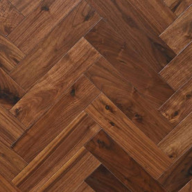 Walnut Herringbone Natural Unsealed  15x70x280mm #CraftedForLife