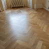 Oak Herringbone Premier Unsealed Natural 20x100x400mm #CraftedForLife