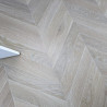 Oak Chevron Natural Lacquered Silver White 15x90x450mm #CraftedForLife #CraftedForLife