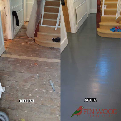 Original Pine Floorboards Painting #CraftedForLife