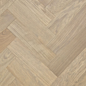 Oak Herringbone Natural Lacquered Coastal Grey 15x100x400mm #CraftedForLife