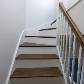 Stair Cladding - Classic look with painted risers #CraftedForLife