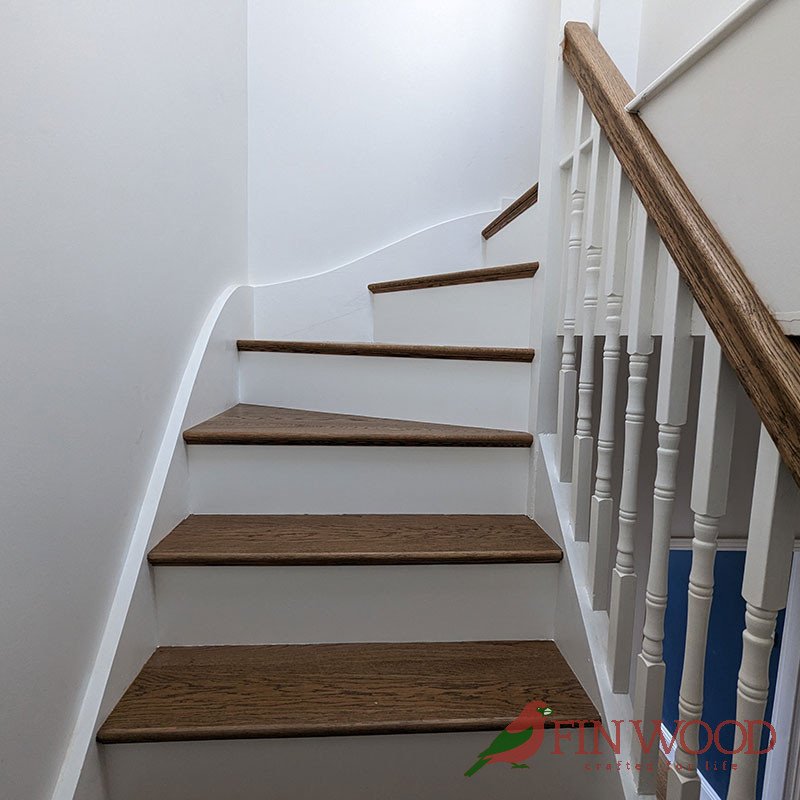 Stair Cladding - Classic look with painted risers #CraftedForLife