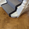 Parquet herringbone with curved borders #CraftedForLife