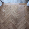 Oak Herringbone Natural Unsealed Aged 15x70x280mm #CraftedForLife