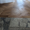 Oak Herringbone Natural Unsealed Aged 15x70x280mm #CraftedForLife