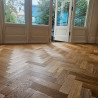 Oak Herringbone Natural Unsealed Aged 15x70x280mm #CraftedForLife