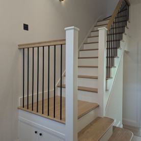 Stair Cladding - Classic look with painted risers #CraftedForLife