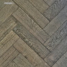 Oak Herringbone Natural Lacquered Smoky Mountain 15x100x400mm