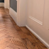 Parquet Herringbone wood flooring with border #CraftedForLife