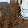 Parquet herringbone with curved borders #CraftedForLife