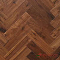 Walnut Herringbone Premier Unsealed  15x70x280mm square-edge #CraftedForLife