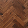 Walnut Herringbone Premier Unsealed  15x70x280mm square-edge #CraftedForLife