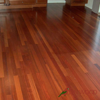 Jatoba wood flooring - Engineered Jatoba Fitting #CraftedForLife