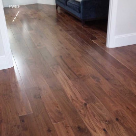 Fitting Engineered Walnut Flooring #CraftedForLife