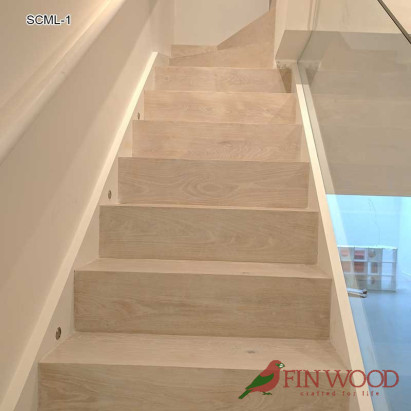 Stair Cladding - Modern look in London by Fin Wood #craftedForLife #CraftedForLife Stair Cladding - Modern look in London by Fin Wood #craftedForLife #CraftedForLife