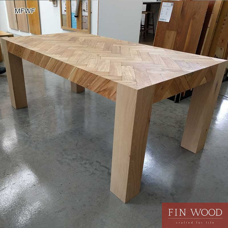 Wooden Floor, Dining Table Made From Hardwood Flooring