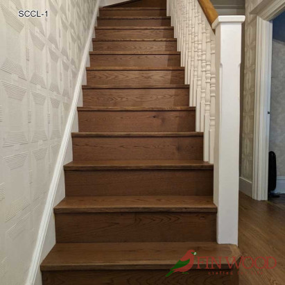 Stair Cladding - Classic look in London by Fin Wood #CraftedForLife #CraftedForLife Stair Cladding - Classic look in London by Fin Wood #CraftedForLife #CraftedForLife