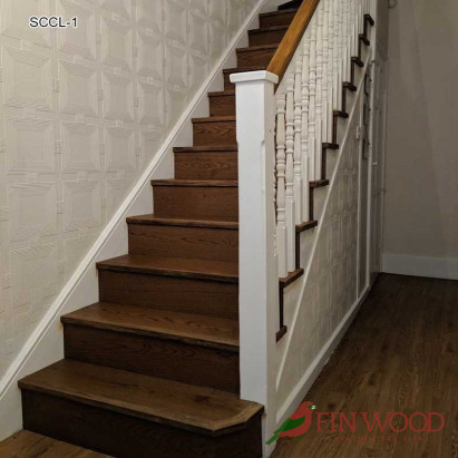 Stair Cladding - Classic look in London by Fin Wood #CraftedForLife #CraftedForLife Stair Cladding - Classic look in London by Fin Wood #CraftedForLife #CraftedForLife