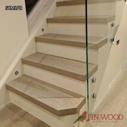Stair Cladding - Modern look with painted risers by Fin Wood Ltd. London #CraftedForLife #CraftedForLife Stair Cladding - Modern look with painted risers by Fin Wood Ltd. London #CraftedForLife #CraftedForLife