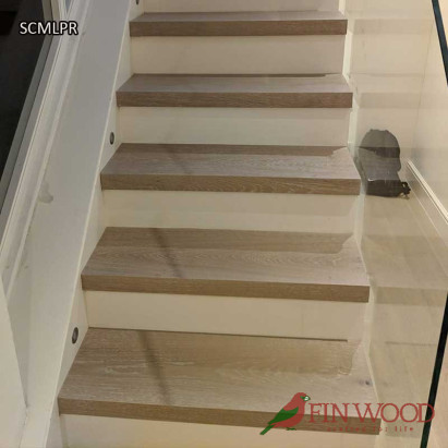 Stair Cladding - Modern look with painted risers by Fin Wood Ltd. London #CraftedForLife #CraftedForLife Stair Cladding - Modern look with painted risers by Fin Wood Ltd. London #CraftedForLife #CraftedForLife