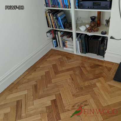 Parquet Herringbone wood flooring with double border by Fin Wood Ltd London #CraftedForLife #CraftedForLife