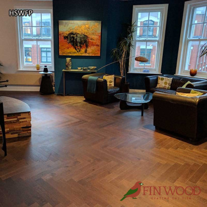 Herringbone parquet flooring by Fin Wood Ltd. London #CraftedForLife #CraftedForLife