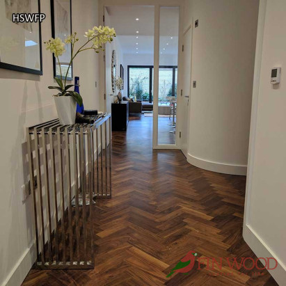 Herringbone parquet flooring by Fin Wood Ltd. London #CraftedForLife #CraftedForLife