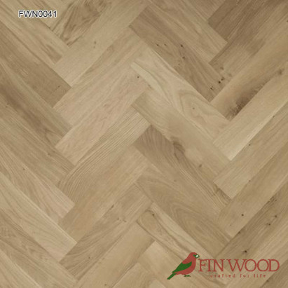 Oak Parquet Natural Unsealed 400 x 100 x 19 mm #CraftedForLife