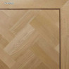 Oak Herringbone Premier Unsealed Natural 19x70x280mm #CraftedForLife #CraftedForLife