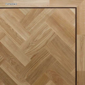 Oak Herringbone Premier Unsealed Natural 19x100x400mm #CraftedForLife #CraftedForLife