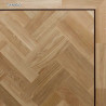 Oak Herringbone Premier Unsealed Natural 20x100x400mm